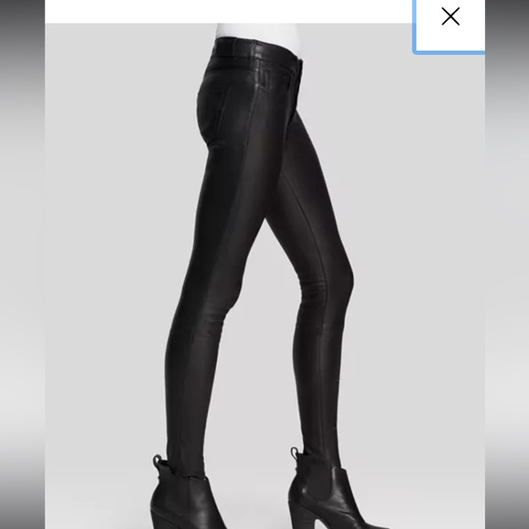 True Religion Jennie High-Rise Curvy Coated skinny Jeans in Onyx NWT - Picture 3 of 9